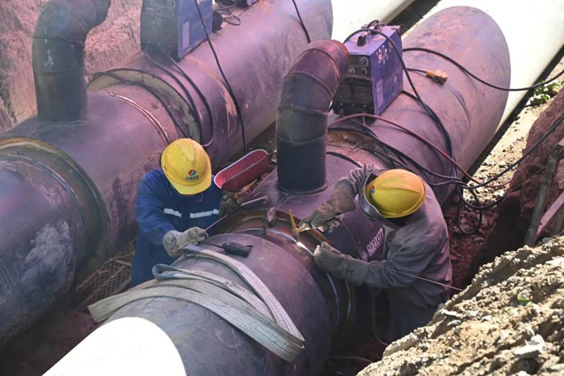 聚焦济源城区道路改造，地下管网施工同步推进