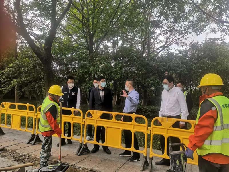 市安委办联合市资源规划局开展城市地下管网领域安全督查