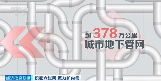 央视财经  ：约5万亿元投资！我国城市地下管网规模全球第一